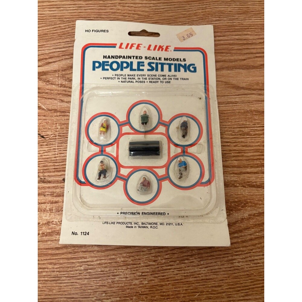 Life Like Handpainted Scale Models People Sitting Sealed New Old Stock